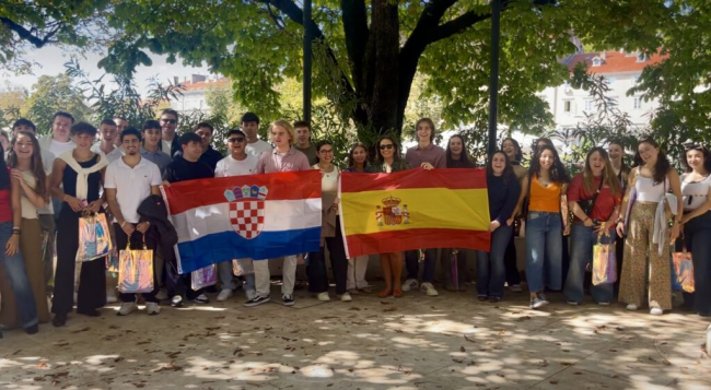 Estudiantes españoles de medicina disfrutando un fin de semana en Rijeka, Croacia