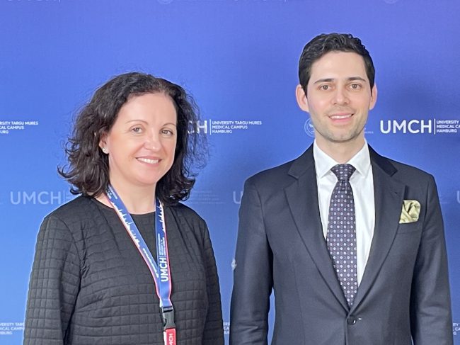 Prof. Muresan y Dr. Cano